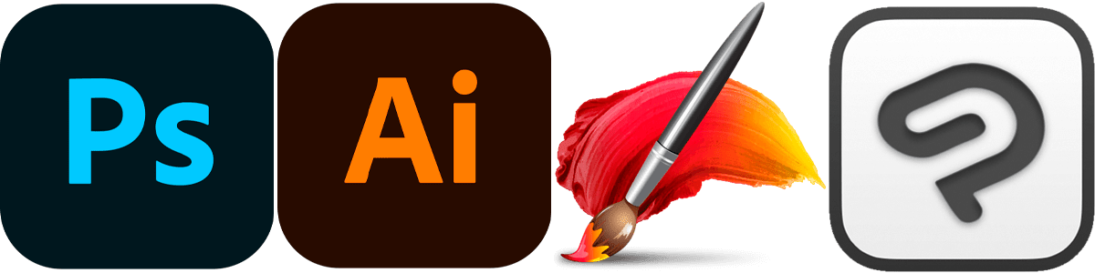 Adobe Photoshop Illustrator Corel Painter Clip Studio Paint
